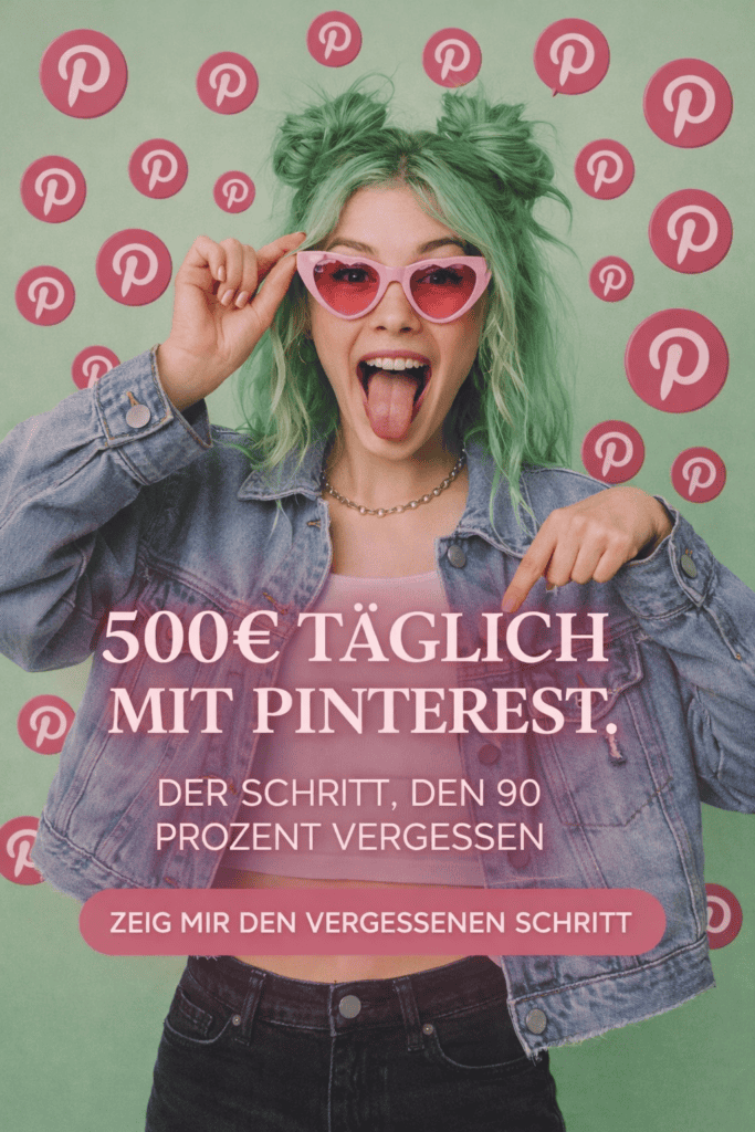 500 Euro täglich mit Pinterest