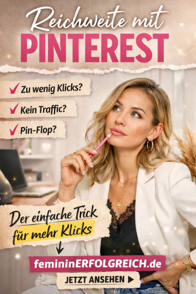 Reichweite mit Pinterest
Reichweite aufbauen
Pinterest Geld verdienen