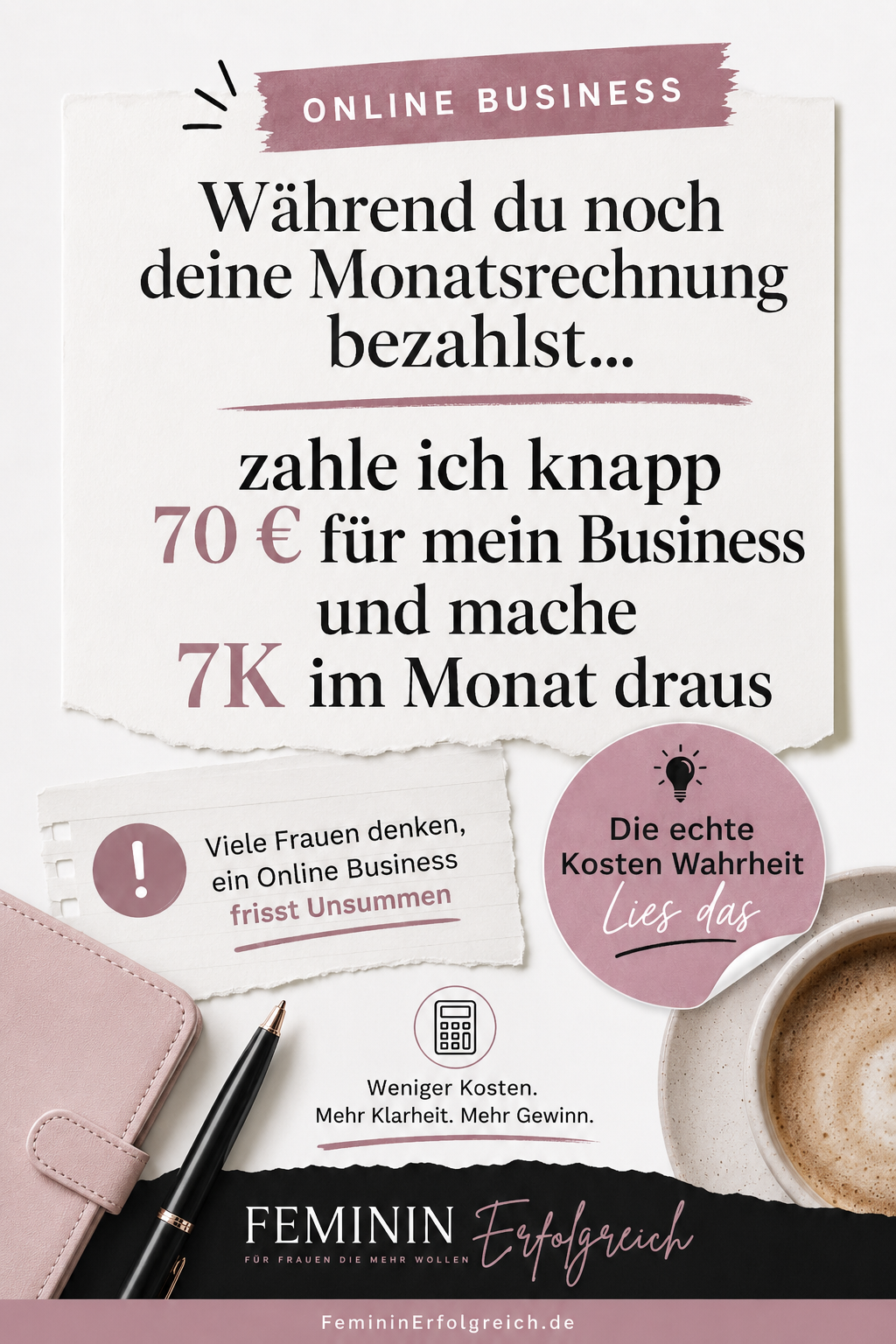 Online Business Kosten wirken oft höher, als sie wirklich sind. Erfahre, welche monatlichen Ausgaben du brauchst, welche Tools unnötig sind und wie du günstig ein Online Business starten kannst, ohne dein Konto zu sprengen.