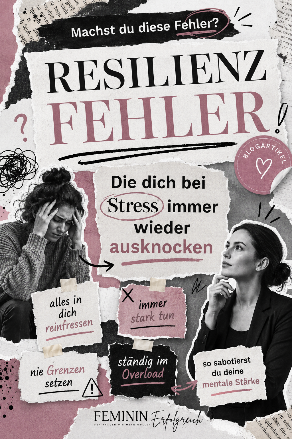 Resilienz stärken beginnt damit ungesunde Stressmuster zu erkennen