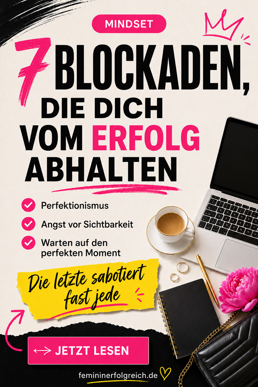 7 Mindset Blockaden für deinen Erfolg Pinterest Pin