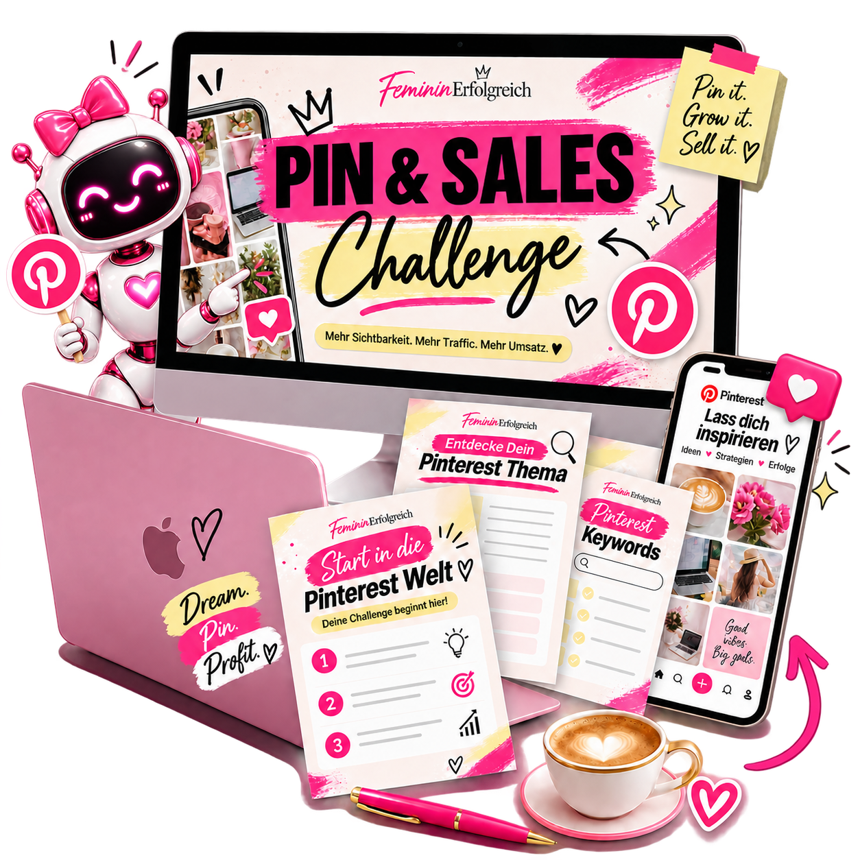 PIN Challenge für Pinterest für Anfänger kostenlos in 7 Tagen