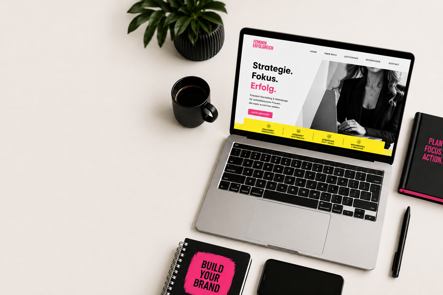 Webseitenentwicklung von Feminin Erfolgreich