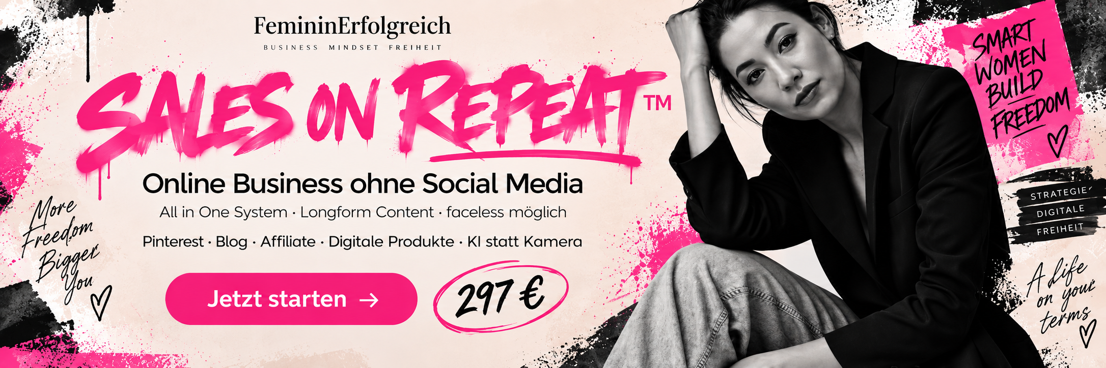 Sales on Repeat All in One System für ein Online Business ohne tägliche Social Media Präsenz